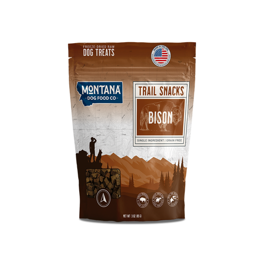 Freeze-Dried Bison Liver Dog Treats – Raw, Single Ingredient, 3oz