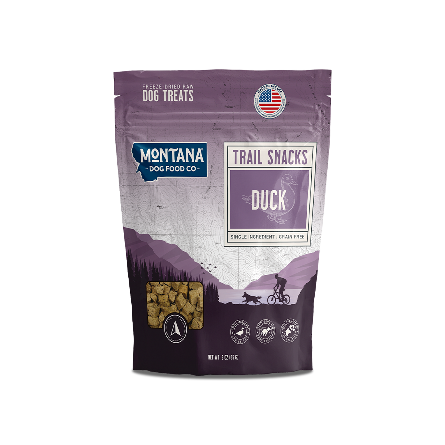 Freeze-Dried Duck Dog Treats – Raw, Single Ingredient, Novel Protein, 3oz