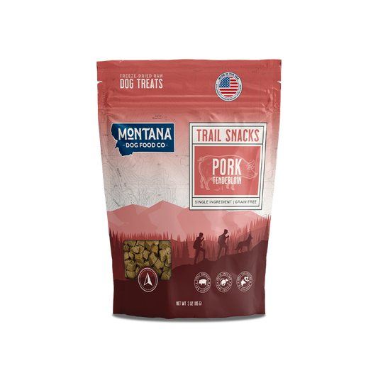 Freeze-Dried Pork Tenderloin Dog Treats – Raw, Single Ingredient, 3oz
