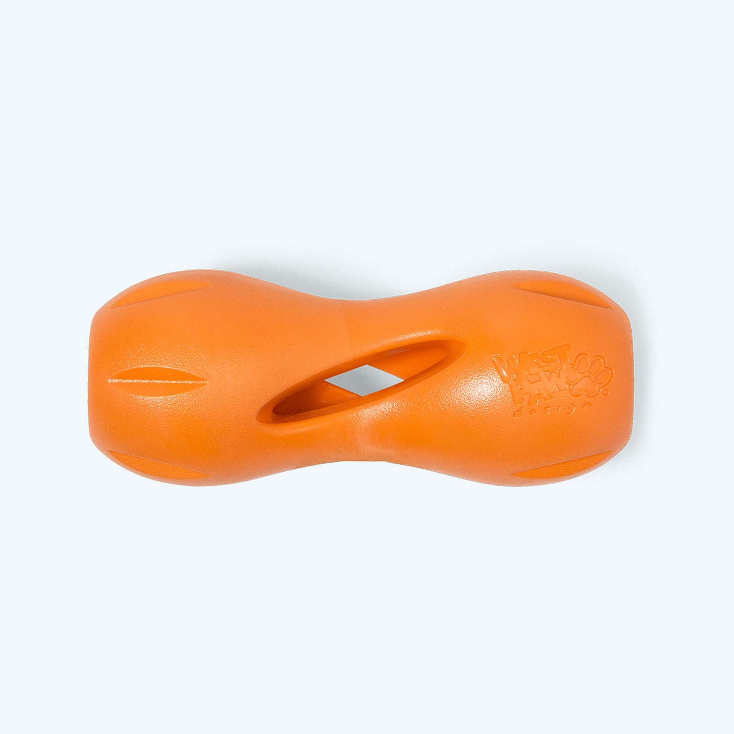 West Paw Qwizl Treat Toy – Makes Bully Sticks Last Longer | Tough Chewer | S & L