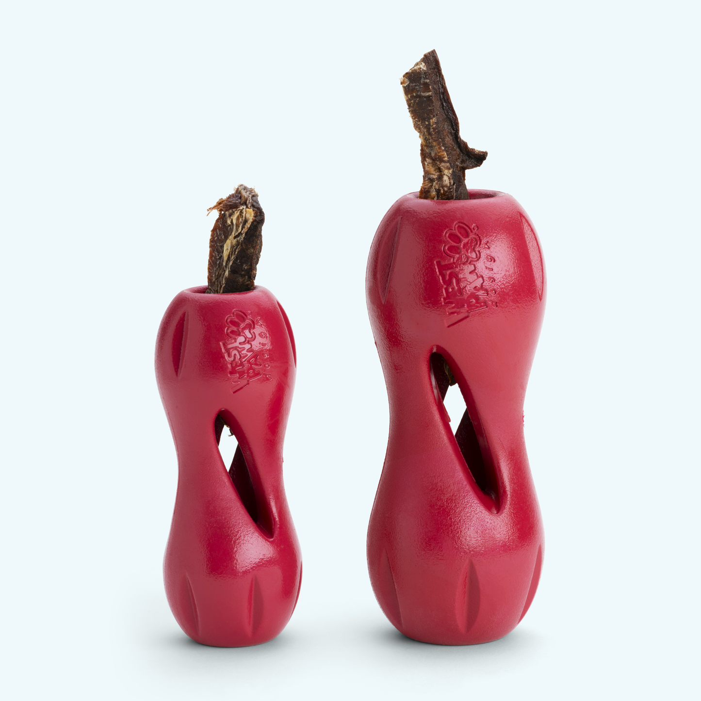 West Paw Qwizl Treat Toy – Makes Bully Sticks Last Longer | Tough Chewer | S & L