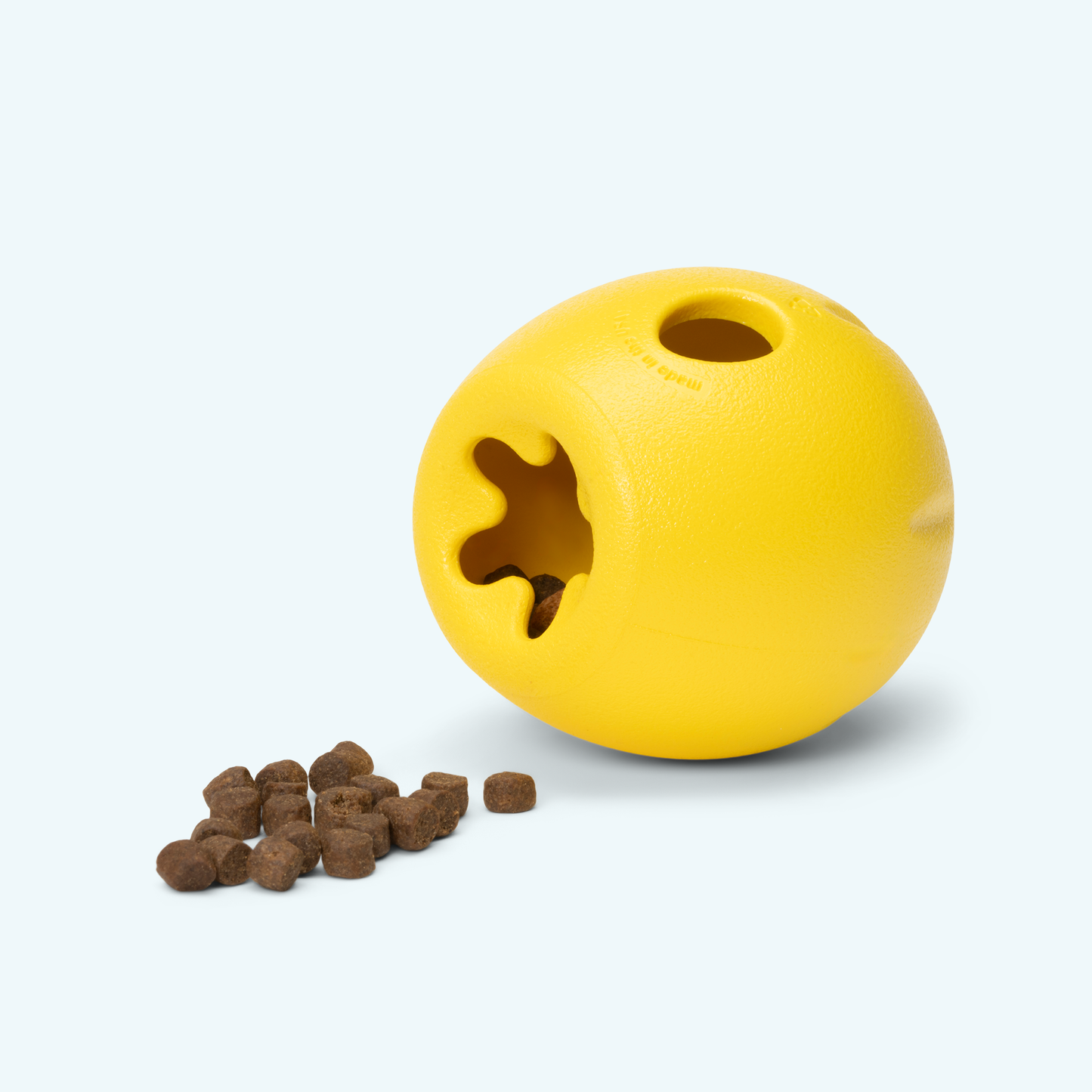 West Paw Rumbl Dog Puzzle Toy – Treat-Dispensing Wobble Toy | Zogoflex Echo® | S & L