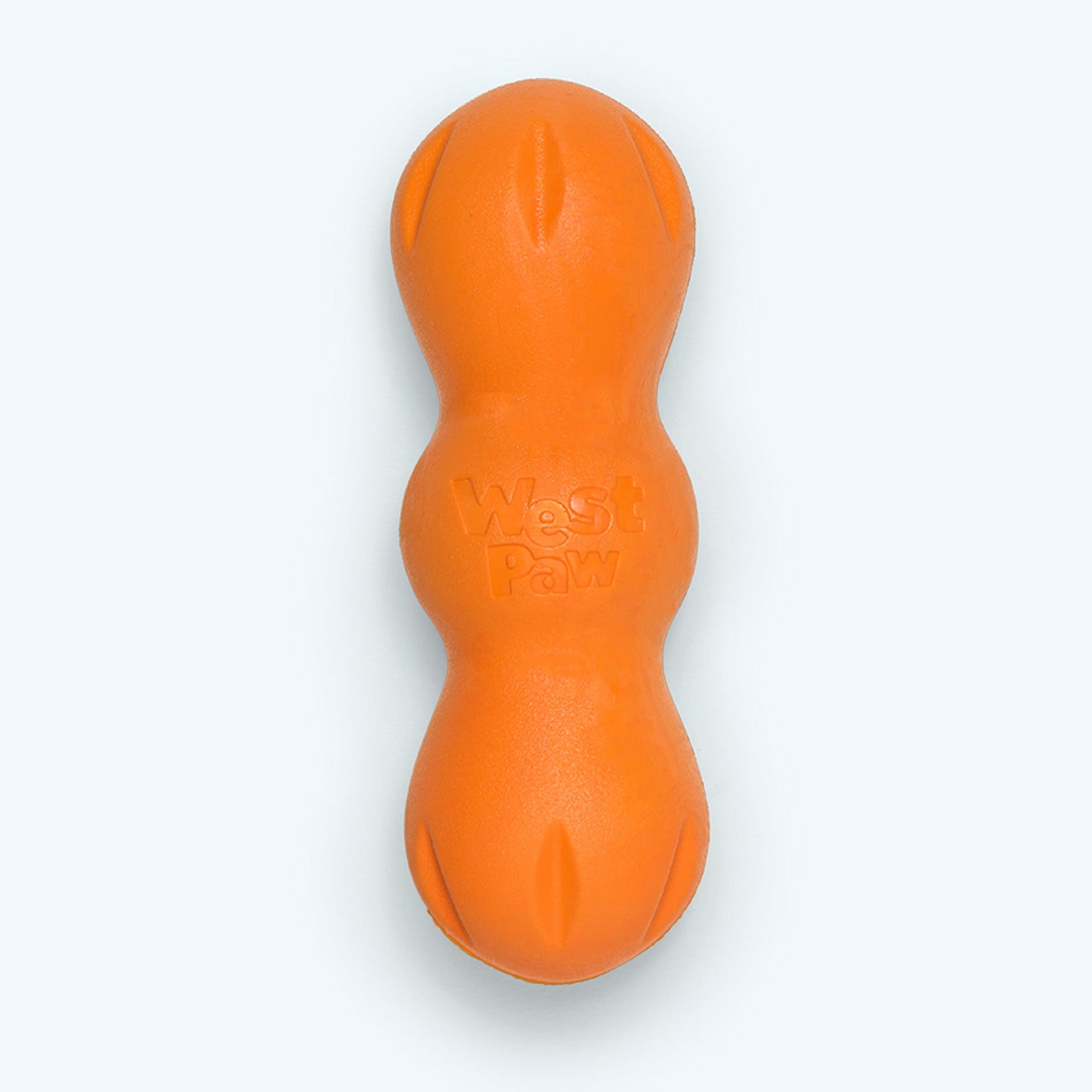 West Paw Rumpus Dog Toy – Ultra-Durable, 3-Lobe Chew Toy | Floatable | S & M