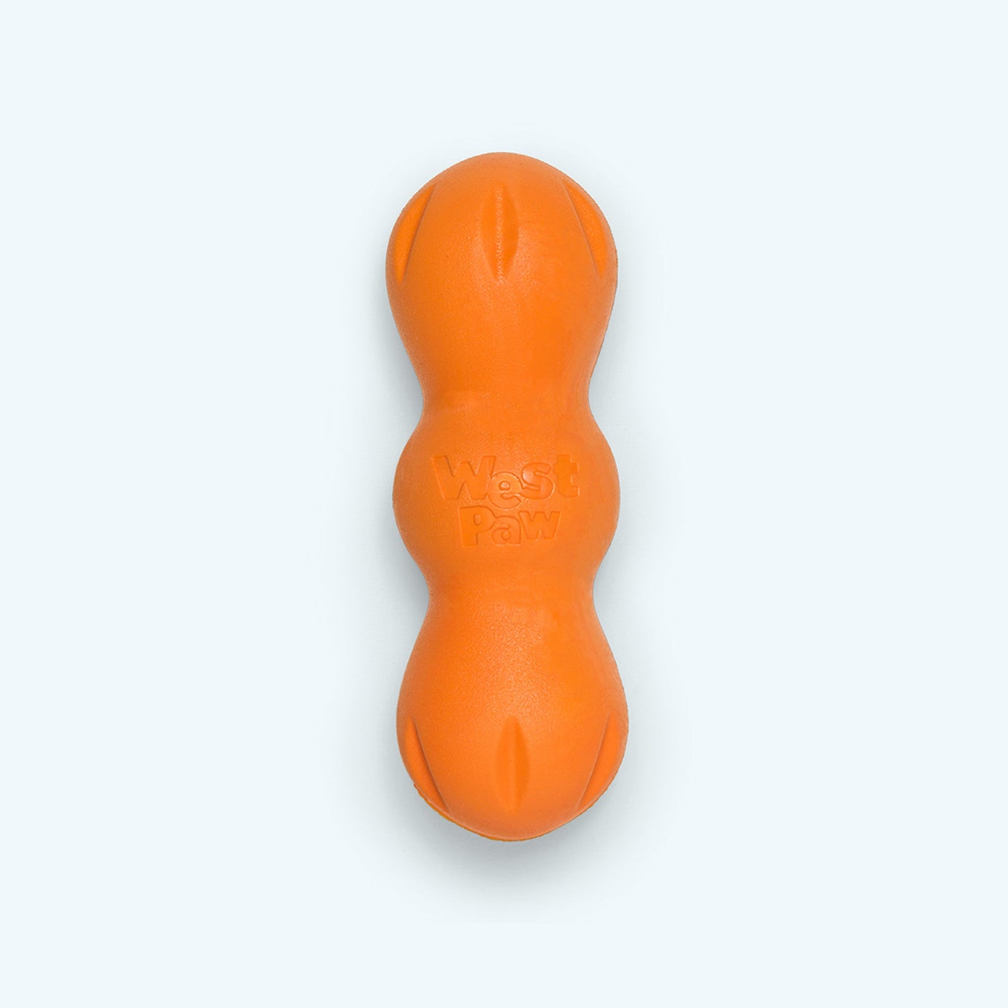 West Paw Rumpus Dog Toy – Ultra-Durable, 3-Lobe Chew Toy | Floatable | S & M