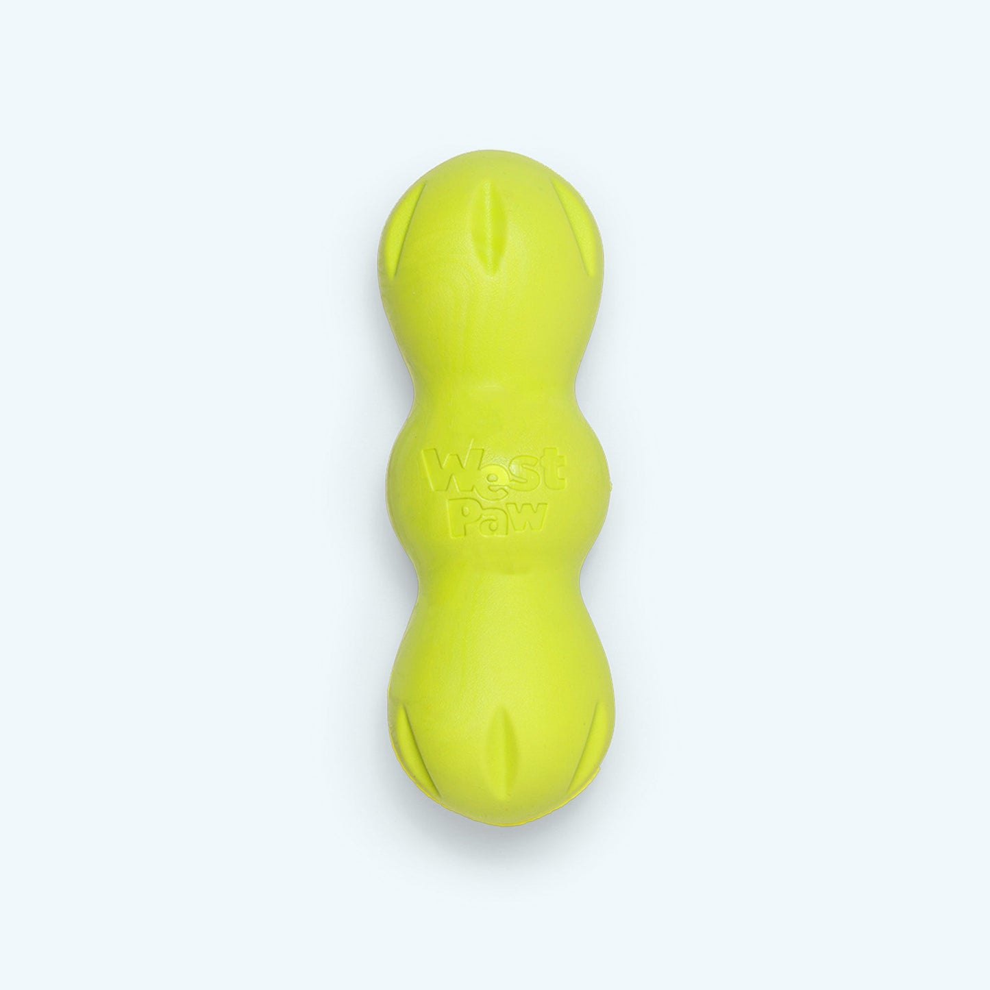 West Paw Rumpus Dog Toy – Ultra-Durable, 3-Lobe Chew Toy | Floatable | S & M