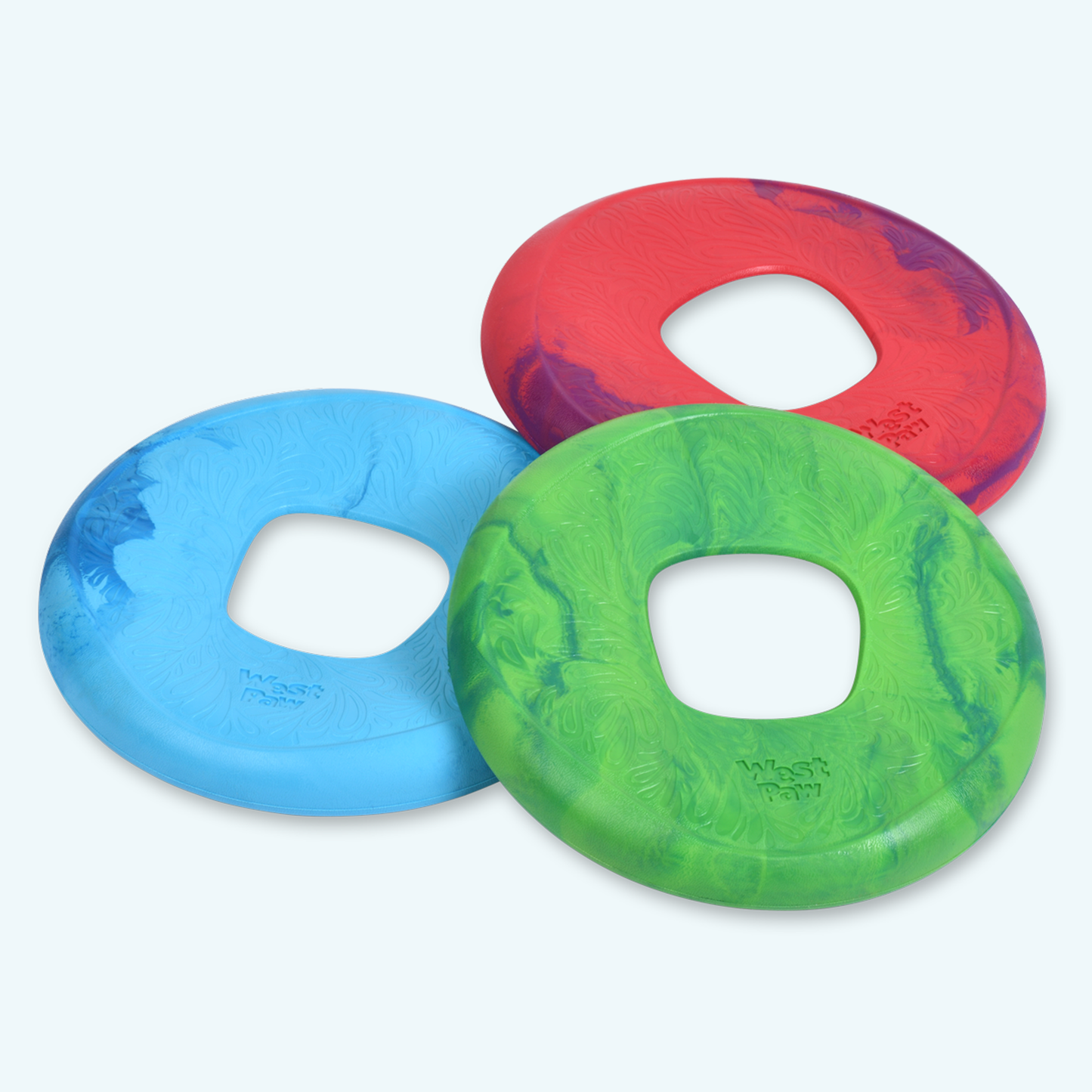 West Paw Sailz Dog Flying Disc – Disc Golf-Inspired | Seaflex® Recycled Material | 3 Colors