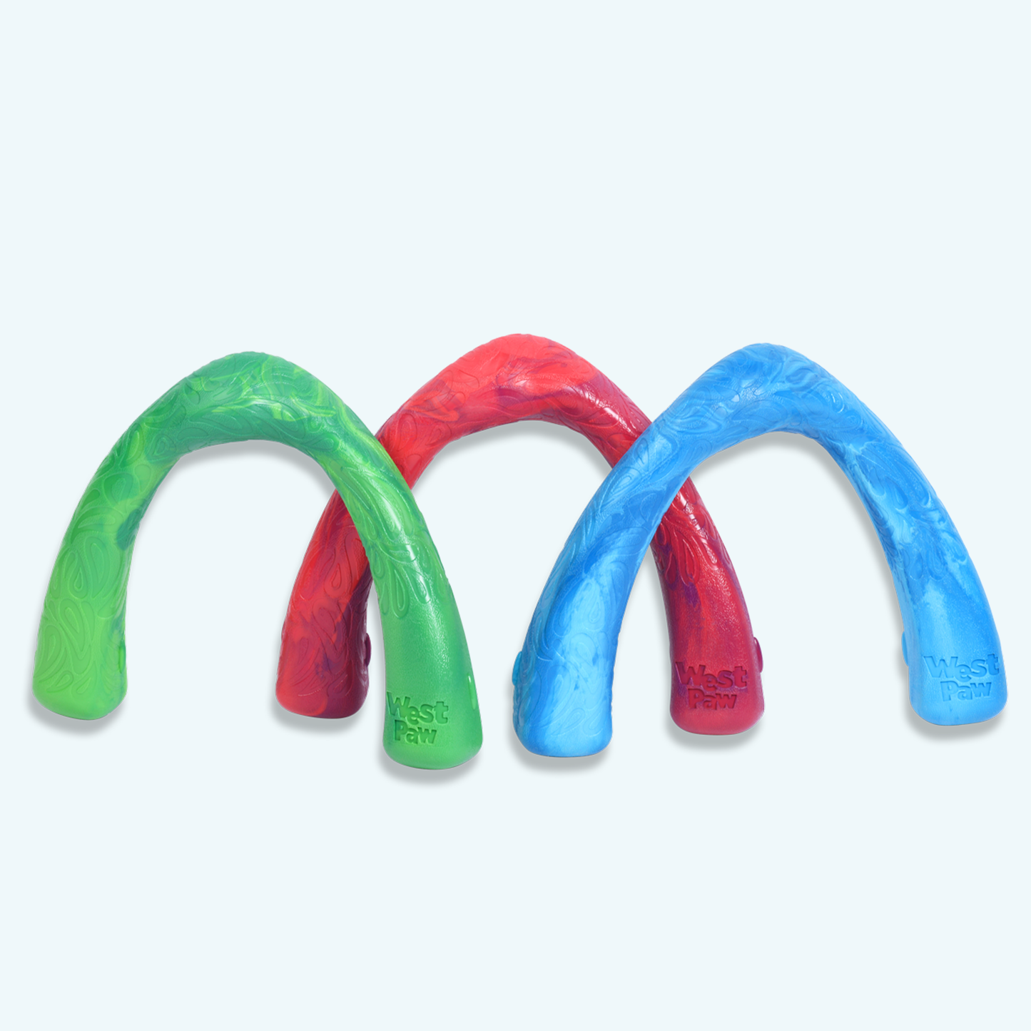 West Paw Snorkl Dog Tug Toy – Bone & Boomerang Shape | Fetch, Tug & Chew | 3 Colors