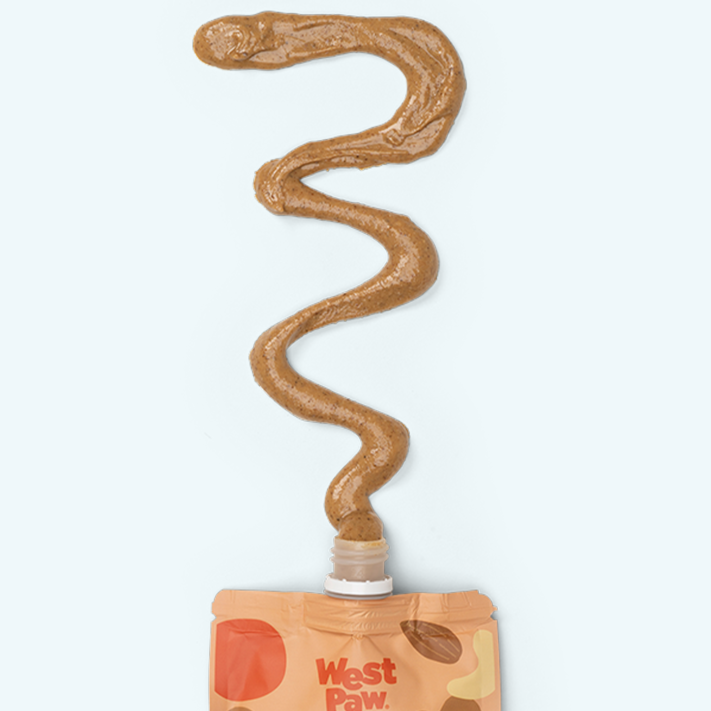 West Paw Nut Butter, Sweet Potato & Chia Dog Treat – Creamy Squeeze Pouch | 6.2 oz