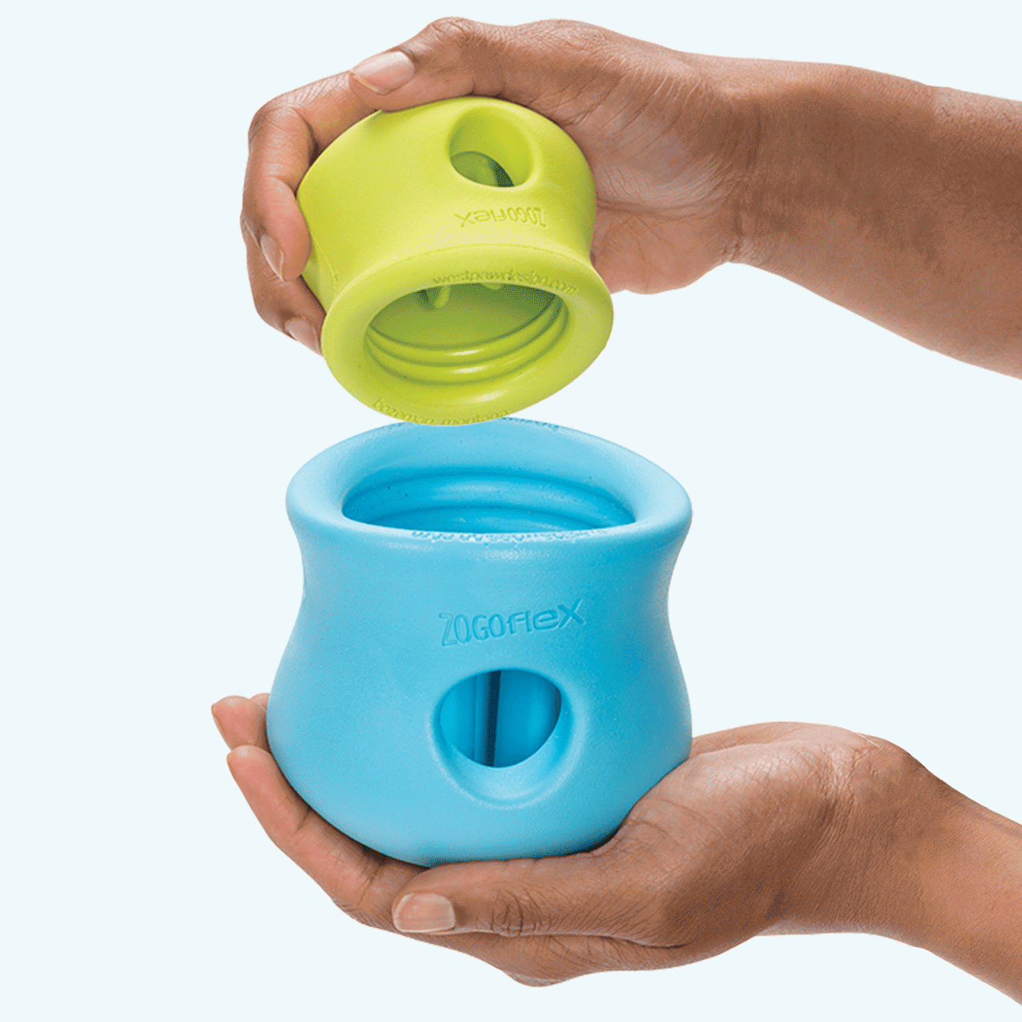 West Paw Toppl Treat Puzzle Toy – Slow Feeder, Freezable, Dishwasher Safe | 3 Sizes