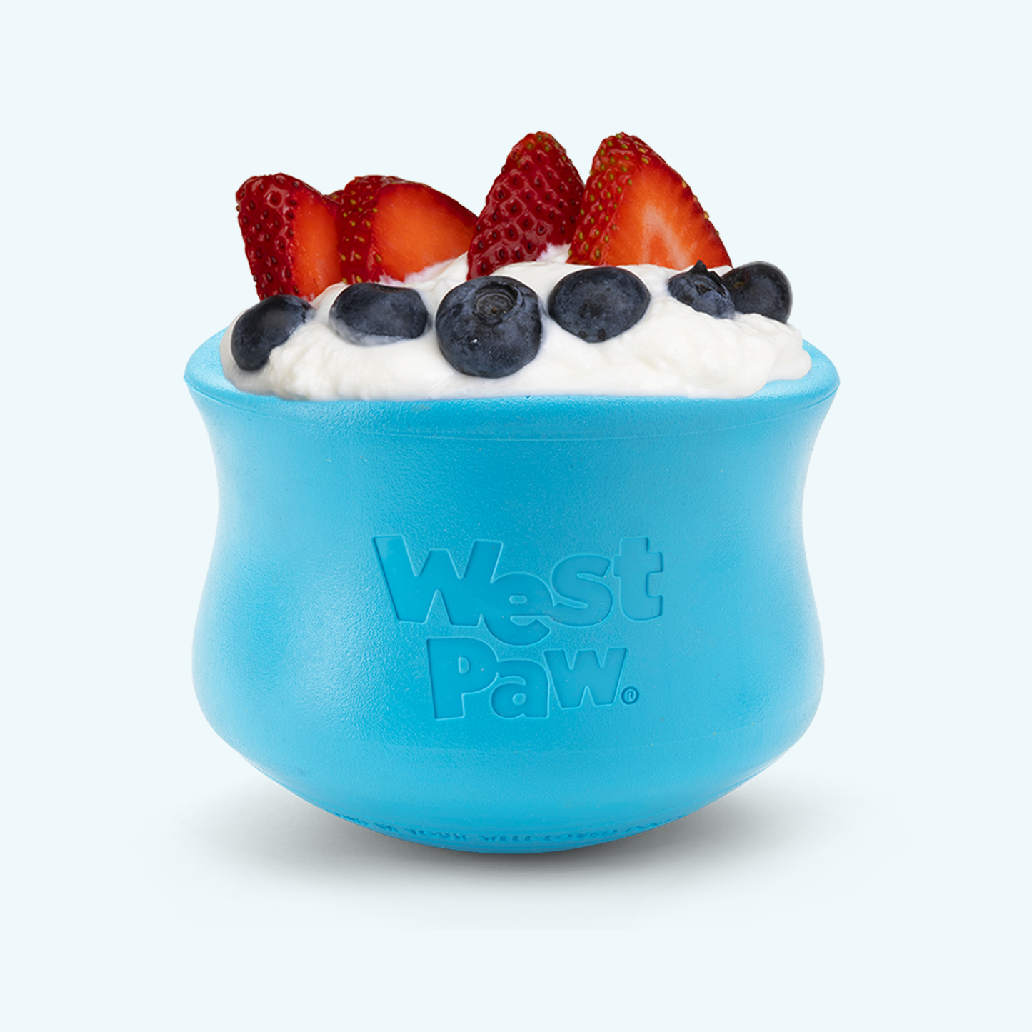 West Paw Toppl Treat Puzzle Toy – Slow Feeder, Freezable, Dishwasher Safe | 3 Sizes
