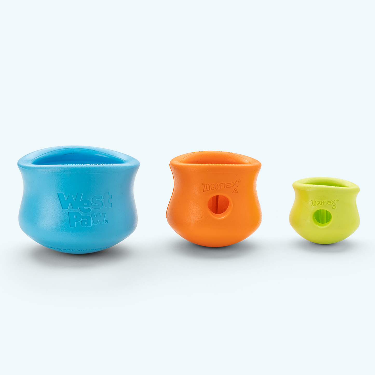 West Paw Toppl Treat Puzzle Toy – Slow Feeder, Freezable, Dishwasher Safe | 3 Sizes