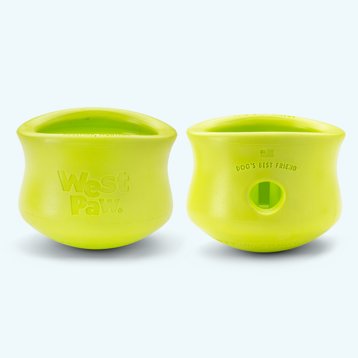 West Paw Toppl Treat Puzzle Toy – Slow Feeder, Freezable, Dishwasher Safe | 3 Sizes