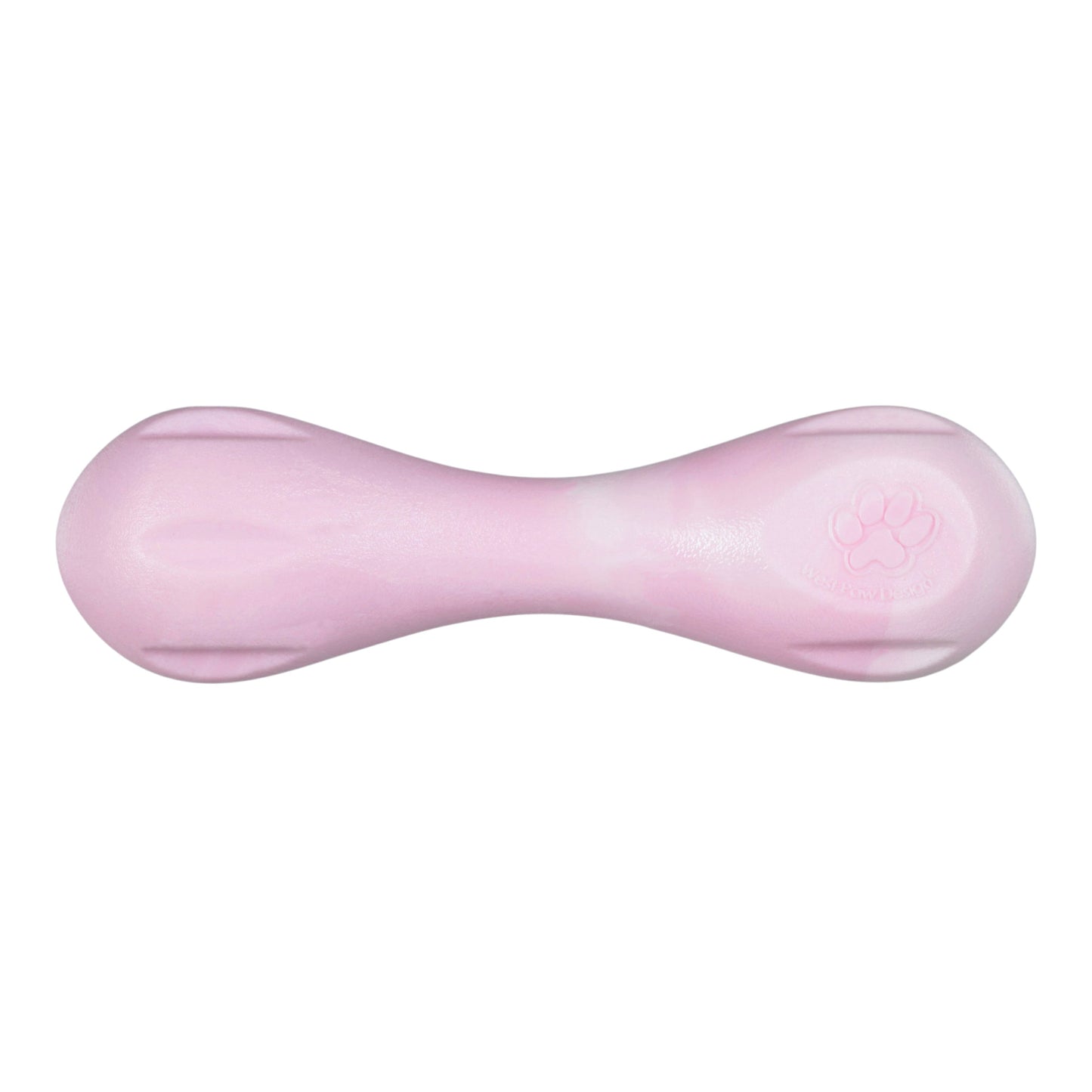 West Paw Hurley Dog Chew Toy – Bubblegum Swirl | Nearly Indestructible Fetch Bone