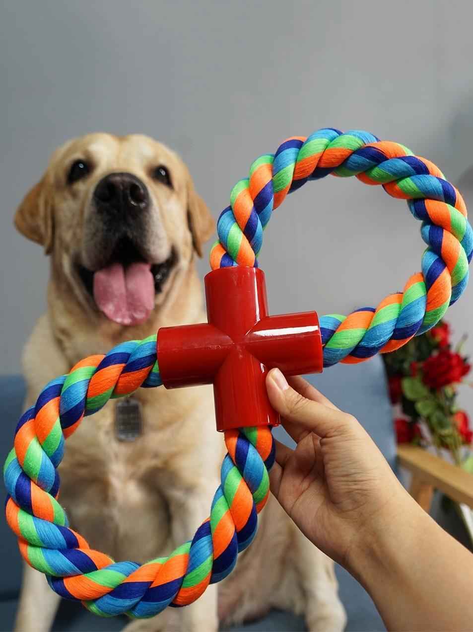 Bite-Resistant Cotton Rope Dog Toy