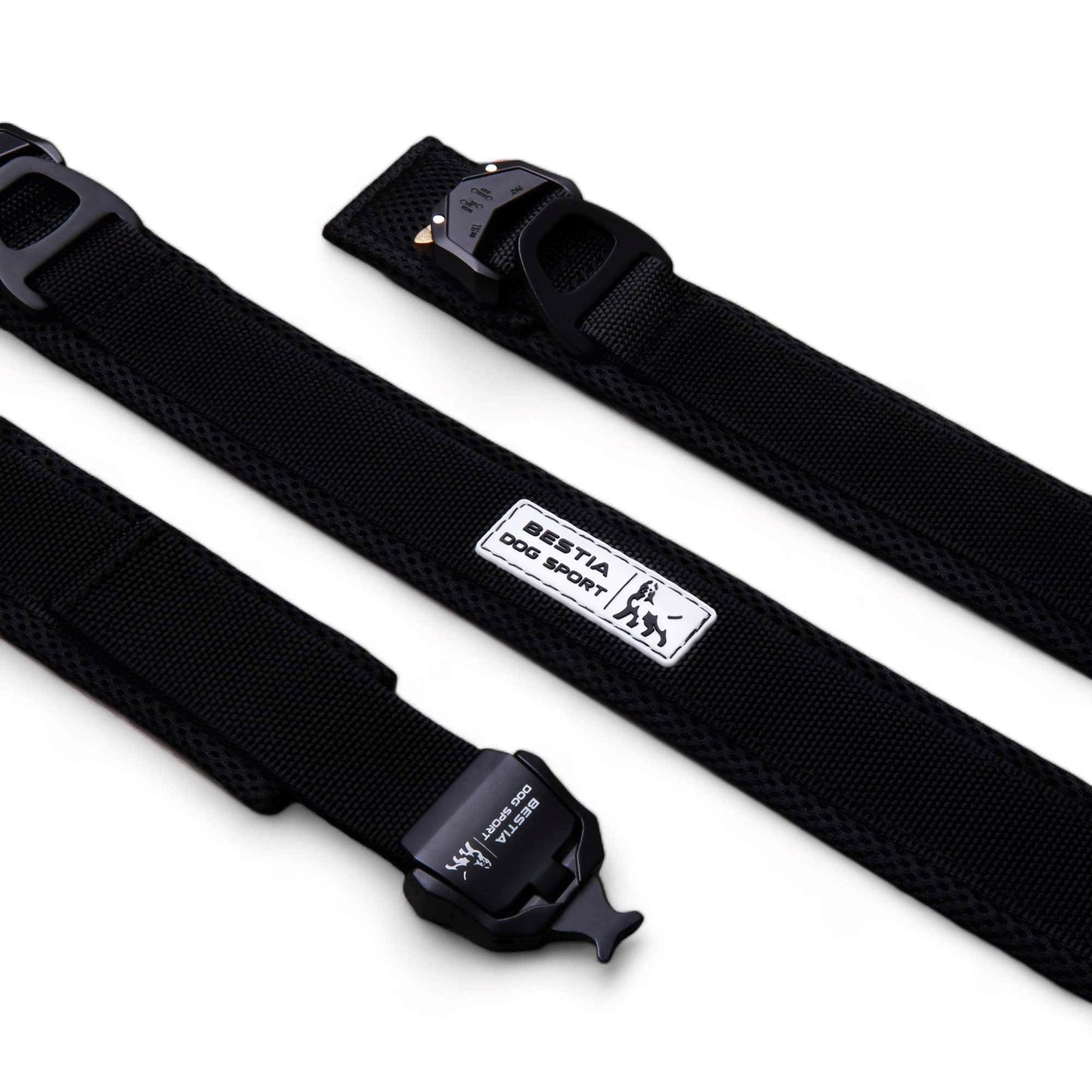 BESTIA Dog Sport Fast Release Collar – 2-Inch Heavy-Duty Dog Collar