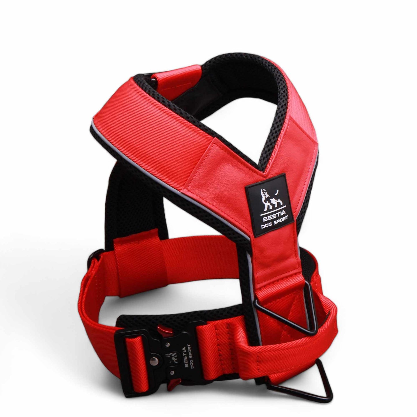 BESTIA Dog Sport Grip Pro Heavy Duty Harness – Triple D-Ring Dog Training Harness