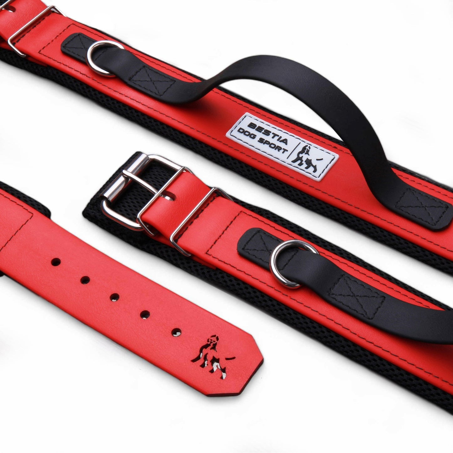 BESTIA Dog Sport Handle Collar – Ultra Heavy-Duty Training Collar